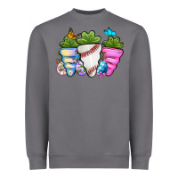 Storm Easter Day Baseball Easter sports carrots Heavyweight Sweatshirt - OliviaCreatesArt