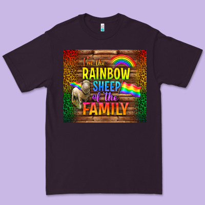 I'm The Rainbow Sheep Of The Family Tumbler Premium Tee Designed By Bundleandbundleshop