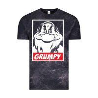 Cloud Black grumpy funny Vintage Tee - linhVisuals