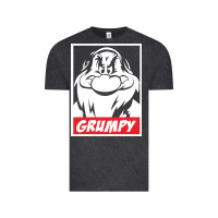 Vintage Black grumpy funny Vintage Tee - linhVisuals