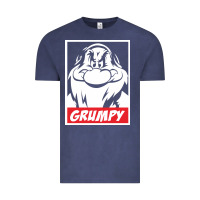 Vintage Denim grumpy funny Vintage Tee - linhVisuals