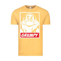 Vintage Mustard grumpy funny Vintage Tee - linhVisuals