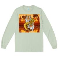 Matcha tigers with scratches Long Sleeve Tee - TumblerDesignByShophia