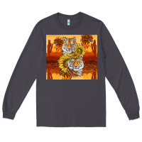 Smoke tigers with scratches Long Sleeve Tee - TumblerDesignByShophia