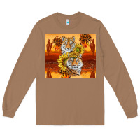 Toasted Coconut tigers with scratches Long Sleeve Tee - TumblerDesignByShophia