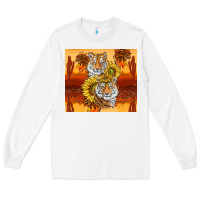 White tigers with scratches Long Sleeve Tee - TumblerDesignByShophia