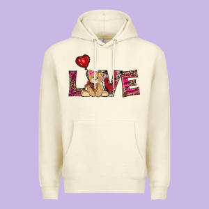 Valentines Day Tedybear Love Premium Hoodie Designed By Ranaportraitstore