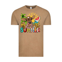 Vintage Coffee My first summer baby cow Vintage Tee - NancyCooperArtShop