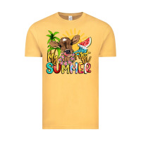 Vintage Mustard My first summer baby cow Vintage Tee - NancyCooperArtShop