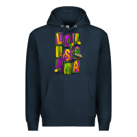 Navy mardi gras louisiana Premium Hoodie - FaDigitalArtStudio