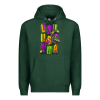 Sports Green mardi gras louisiana Premium Hoodie - FaDigitalArtStudio