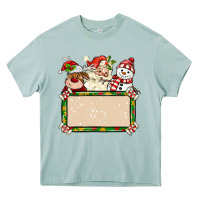 Arona santa reindeer snowman preview and costom name Heavy Core Tee - MaliasSmallBusiness