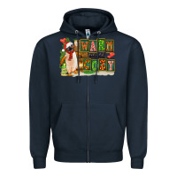 Navy Warm And Cozy Penguin Zipper Hoodie - FaDigitalArtStudio