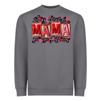 Storm Pink leopard mama Heavyweight Sweatshirt - FaDigitalArtStudio