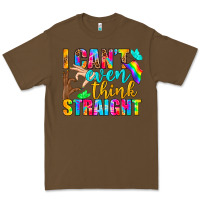 Cacao LGBTQ I Can't Even Think Straight Premium Tee - BundleAndBundleShop