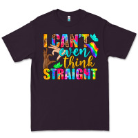 Plum LGBTQ I Can't Even Think Straight Premium Tee - BundleAndBundleShop