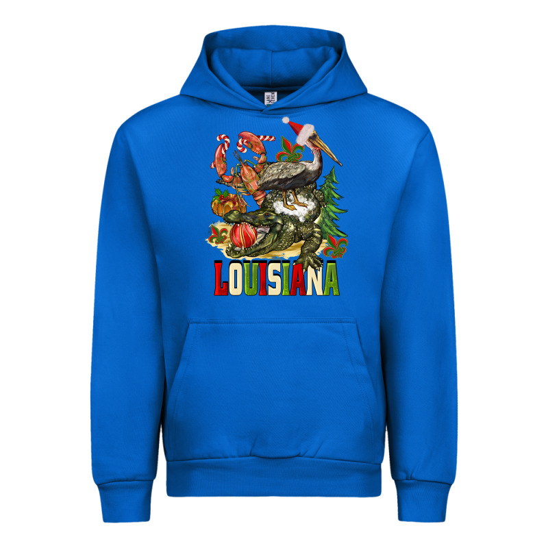 Christmas Louisiana Urban Hoodie by BarkalooDesign | Teevron