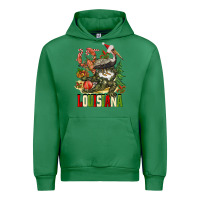 Emerald Christmas Louisiana Urban Hoodie - BarkalooDesign