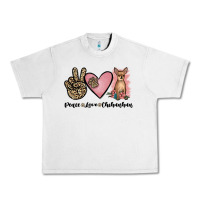Lunar Rock peace love chihuahua Urban Heavy Tee - JahusDesignShop