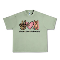 Peace Love Chihuahua Urban Heavy Tee | Teevron