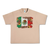Burro Mexican Flag with Leopard Urban Heavy Tee - texasbilliewilder