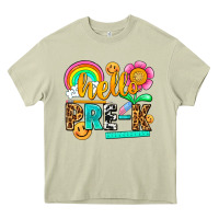 Mossy hello pre k Heavy Core Tee - NancyCooperArtShop