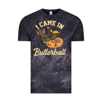 Cloud Black i came in like a butterball funny Vintage Tee - linhVisuals