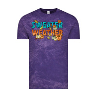 Cloud Purple weather Vintage Tee - texasbilliewilder