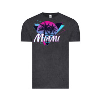 Vintage Black miami beach souvenir vintage 80s Vintage Tee - linhVisuals