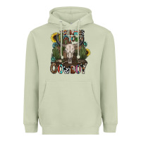 Matcha summer down cowboy Heavyweight Hoodie - CowhideDigitalArt