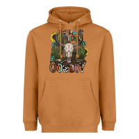 Meerkat summer down cowboy Heavyweight Hoodie - CowhideDigitalArt
