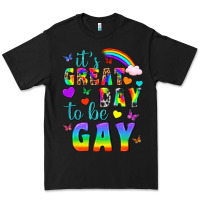 Black Western It's Great Day To Be Gay Premium Tee - BundleAndBundleShop