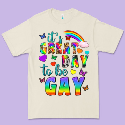 Western It's Great Day To Be Gay Premium Tee Designed By Bundleandbundleshop