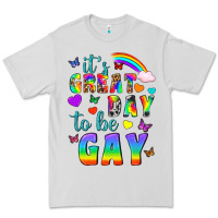 Dove Grey Western It's Great Day To Be Gay Premium Tee - BundleAndBundleShop