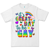 White Western It's Great Day To Be Gay Premium Tee - BundleAndBundleShop