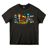 Asphalt love western cow Heavy Core Tee - JahusDesignShop