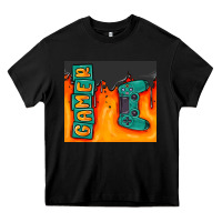 Black gamer Heavy Core Tee - MaliasSmallBusiness