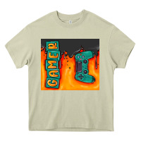 Mossy gamer Heavy Core Tee - MaliasSmallBusiness