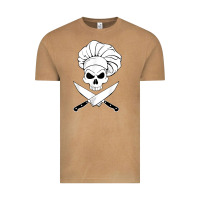 Vintage Camel chef skull and crossbones knives halloween Vintage Tee - linhVisuals