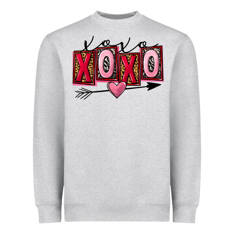 Xoxo Love Valentine's Day Heavyweight Sweatshirt by FaDigitalArtStudio | Teevron
