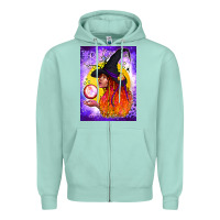 Witch With Crystal Ball Air Freshener Zipper Hoodie | Teevron