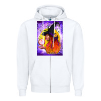 White witch with crystal ball air freshener Zipper Hoodie - BundleAndBundleShop