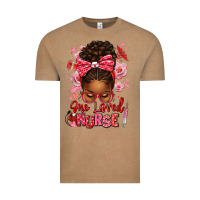 Vintage Coffee one loved nurse afro messy bun Vintage Tee - texasbilliewilder