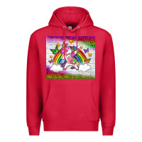 Cardinal LGBTQ Dabbbing Unicorn And Rainbow Tumbler Premium Hoodie - BundleAndBundleShop