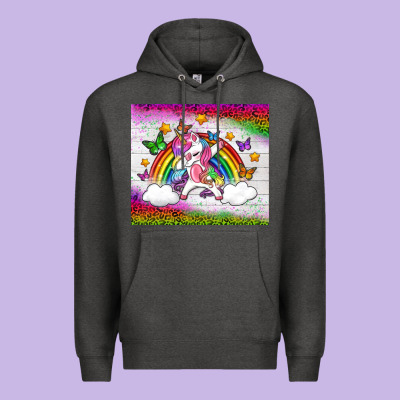 Lgbtq Dabbbing Unicorn And Rainbow Tumbler Premium Hoodie Designed By Bundleandbundleshop