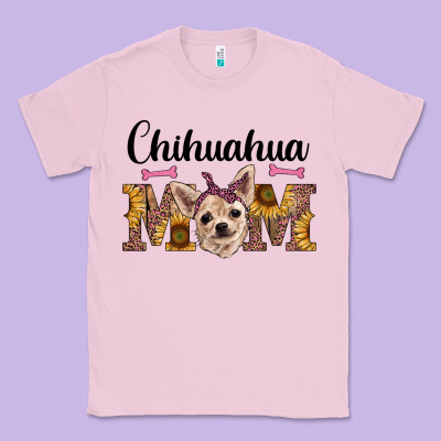 Western Chihuahua Mom Classic Tee Designed By Ranaportraitstore