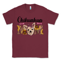 Burgundy western chihuahua mom Classic Tee - RanaPortraitStore