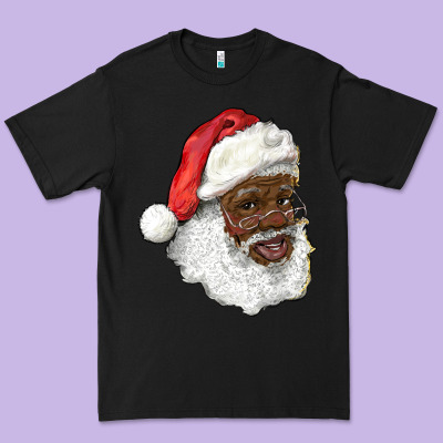 African American Santa Premium Tee Designed By Ranaportraitstore