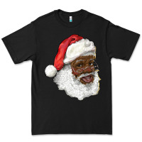 Black african american santa Premium Tee - RanaPortraitStore