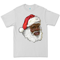 Dove Grey african american santa Premium Tee - RanaPortraitStore